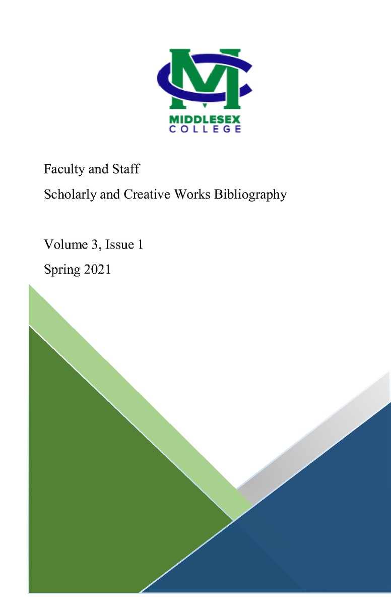 Faculty and Staff Scholarly and Creative Works Bibliography 2021 Issue 3 - Cover